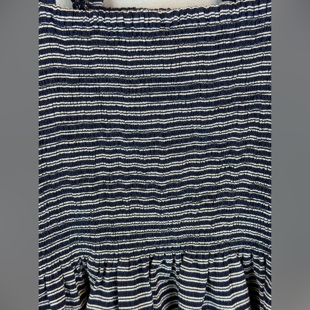 Madewell Texture & Thread Smocked Peplum Tank Top- Size Medium - Picture 3 of 10